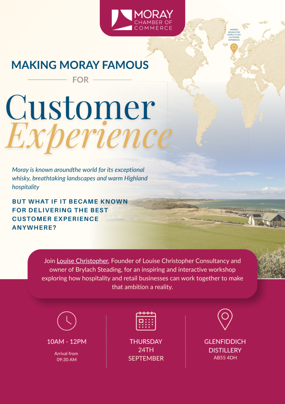 Making Moray Famous for Customer Experience