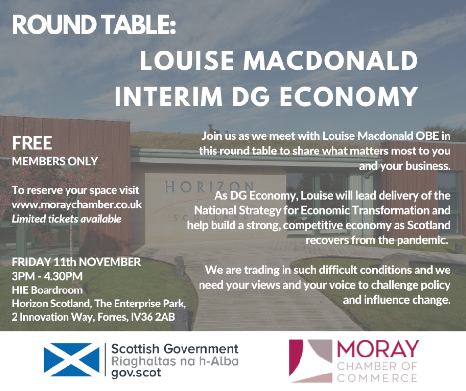 ROUND TABLE: Louise Macdonald -  Interim Director General Economy