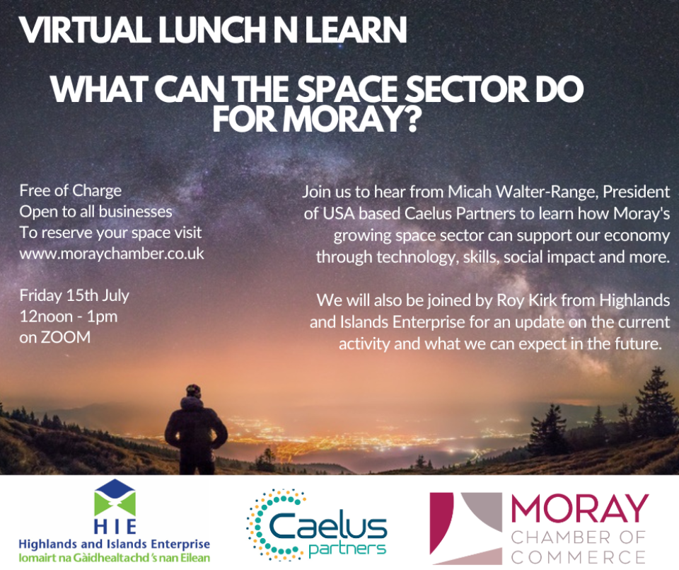 Virtual Lunch N Learn - What can the Space Sector do for Moray?